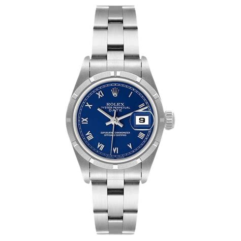 rolex blue women|rolex blue face.